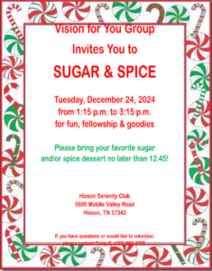 Sugar & Spice @ Hixson Serenity Club