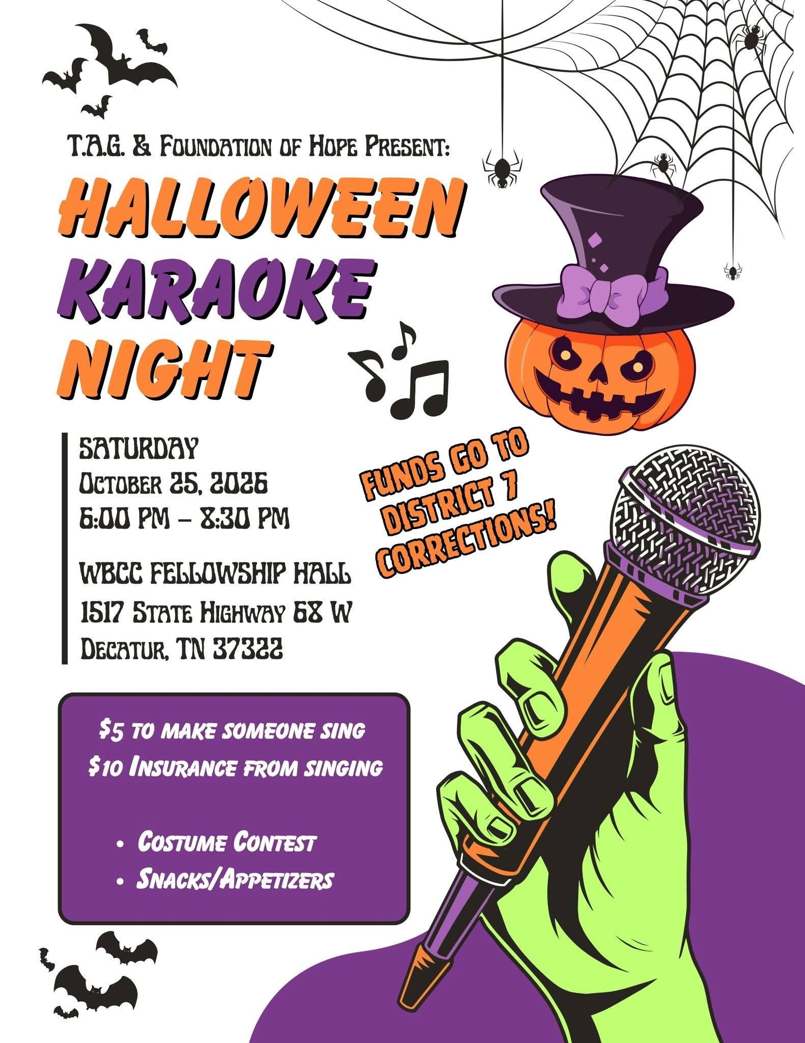 District 7 Halloween Karaoke Night